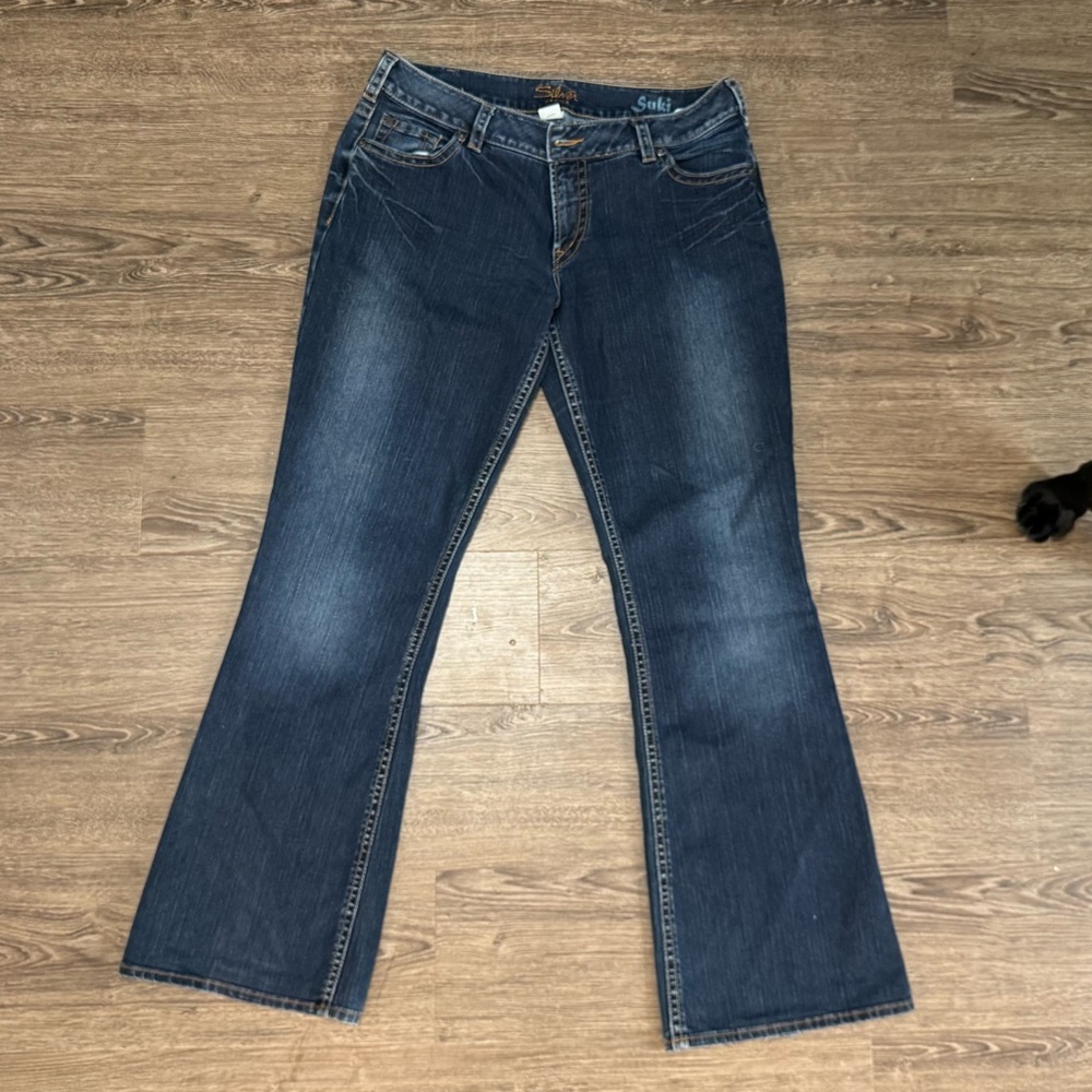 Silver Jeans Dark Blue Flare Women's Jeans